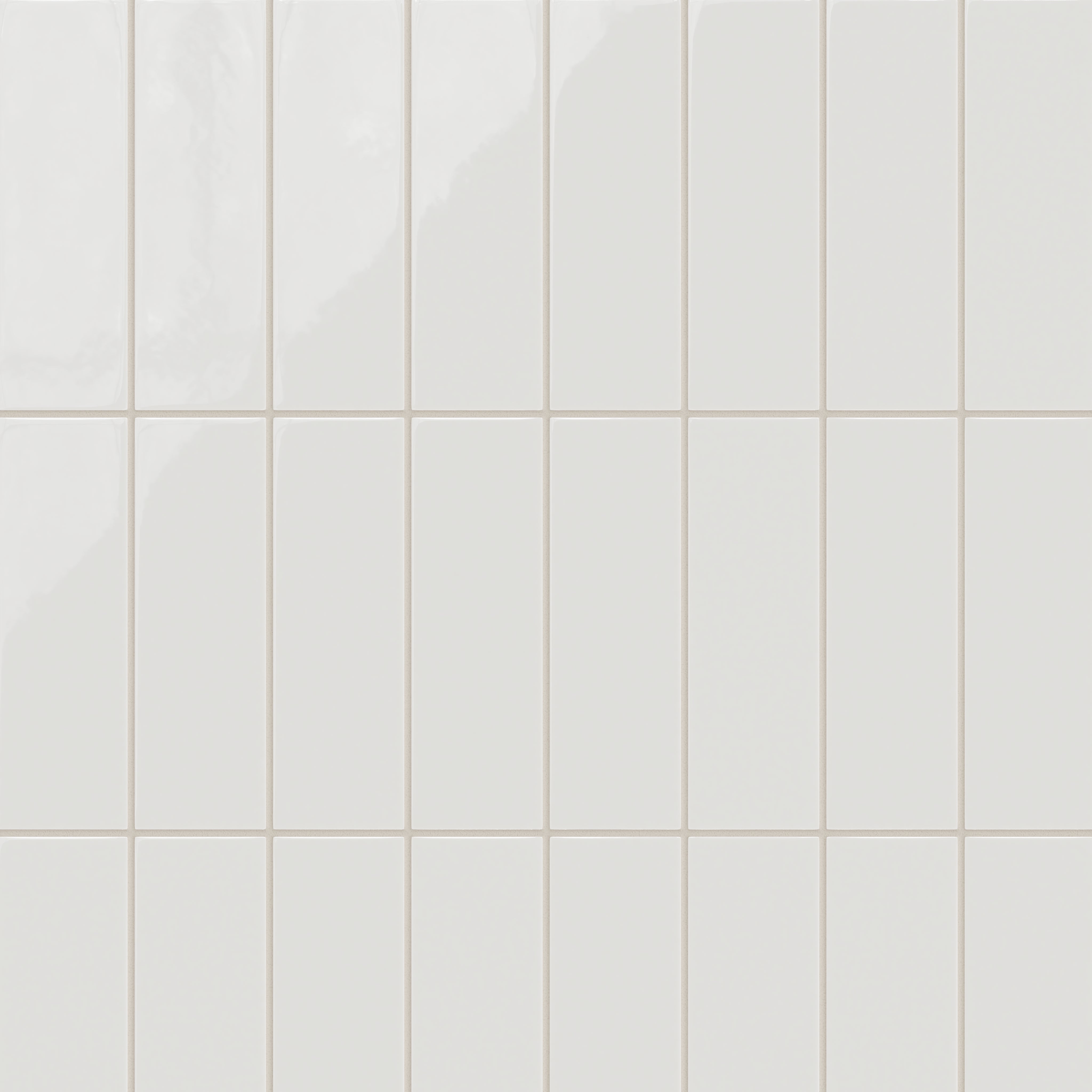 3x9 Natural Press Ceramic Tile in Zinc Gloss