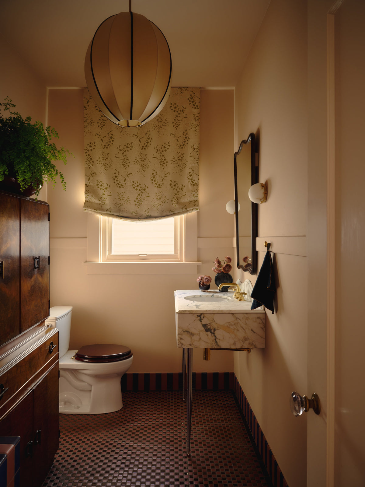 Studio Delphine Checkered Bathroom