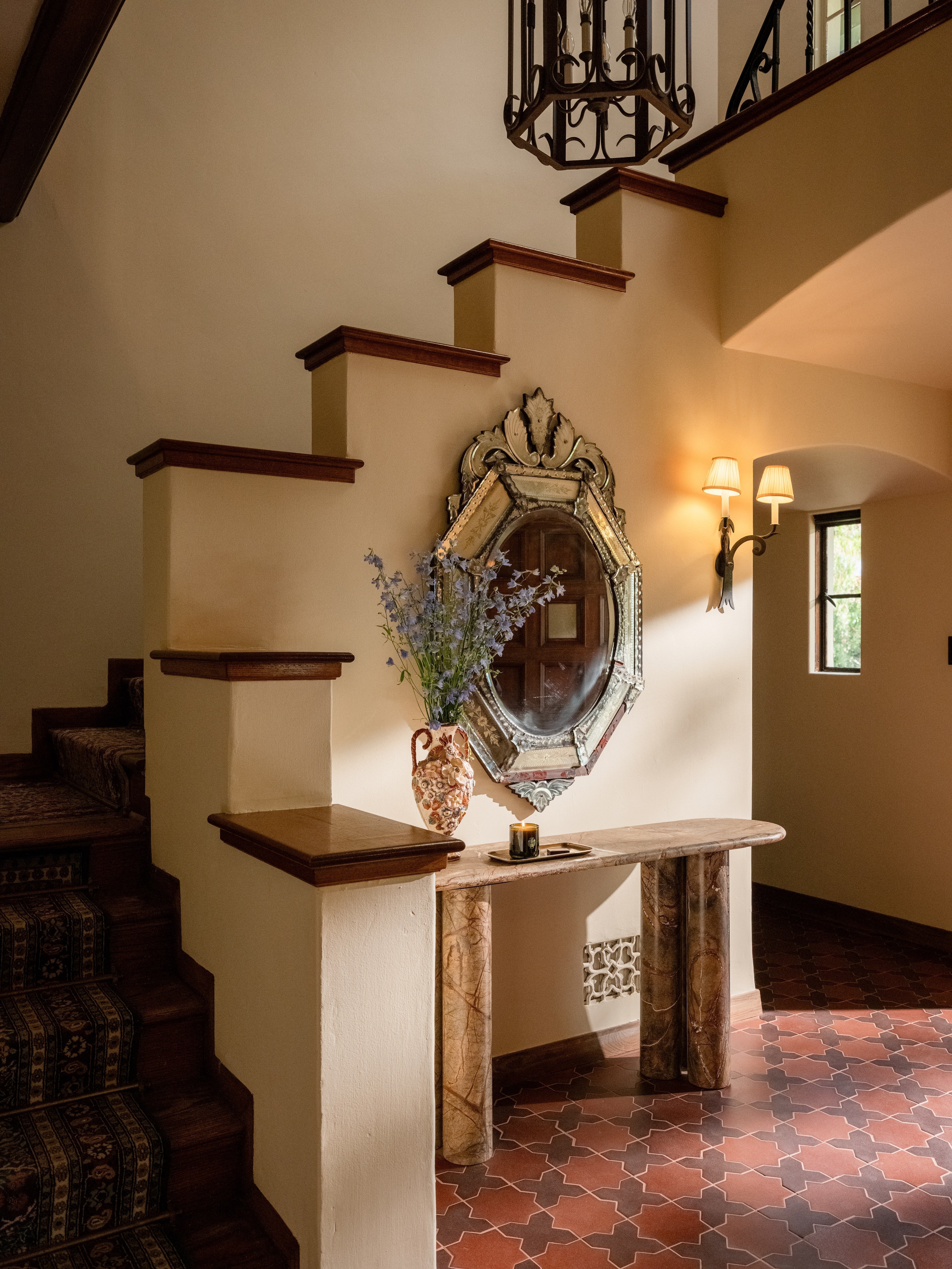 Claire Thomas: Star & Cross Entryway Floor - Fireclay Tile