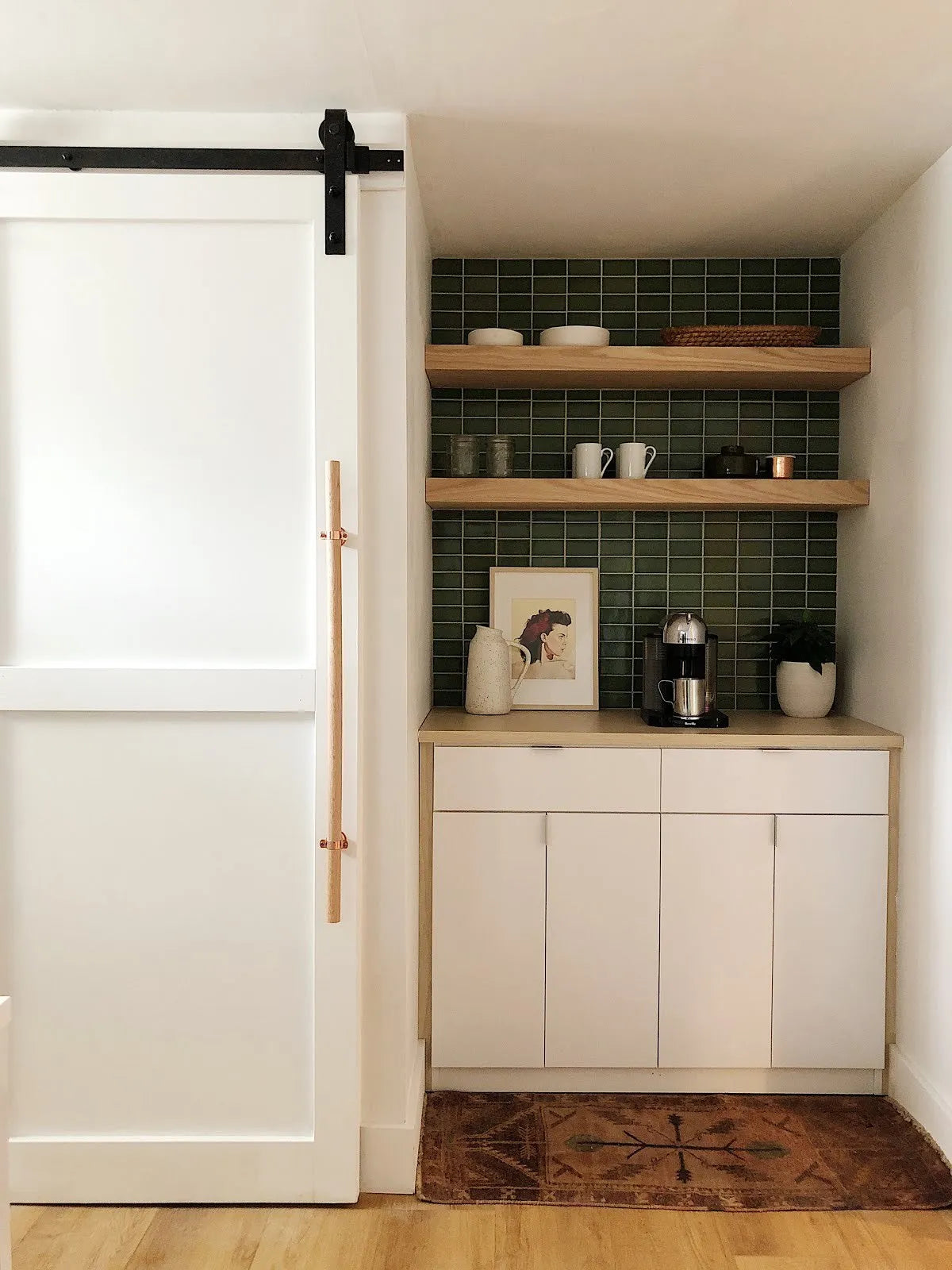 2019 Q1 Image Full Rights Residential Influencer House Of Seven Designs Coffee Bar Backsplash Tile Straight Set 2X4 Kelp Full Fc 262228