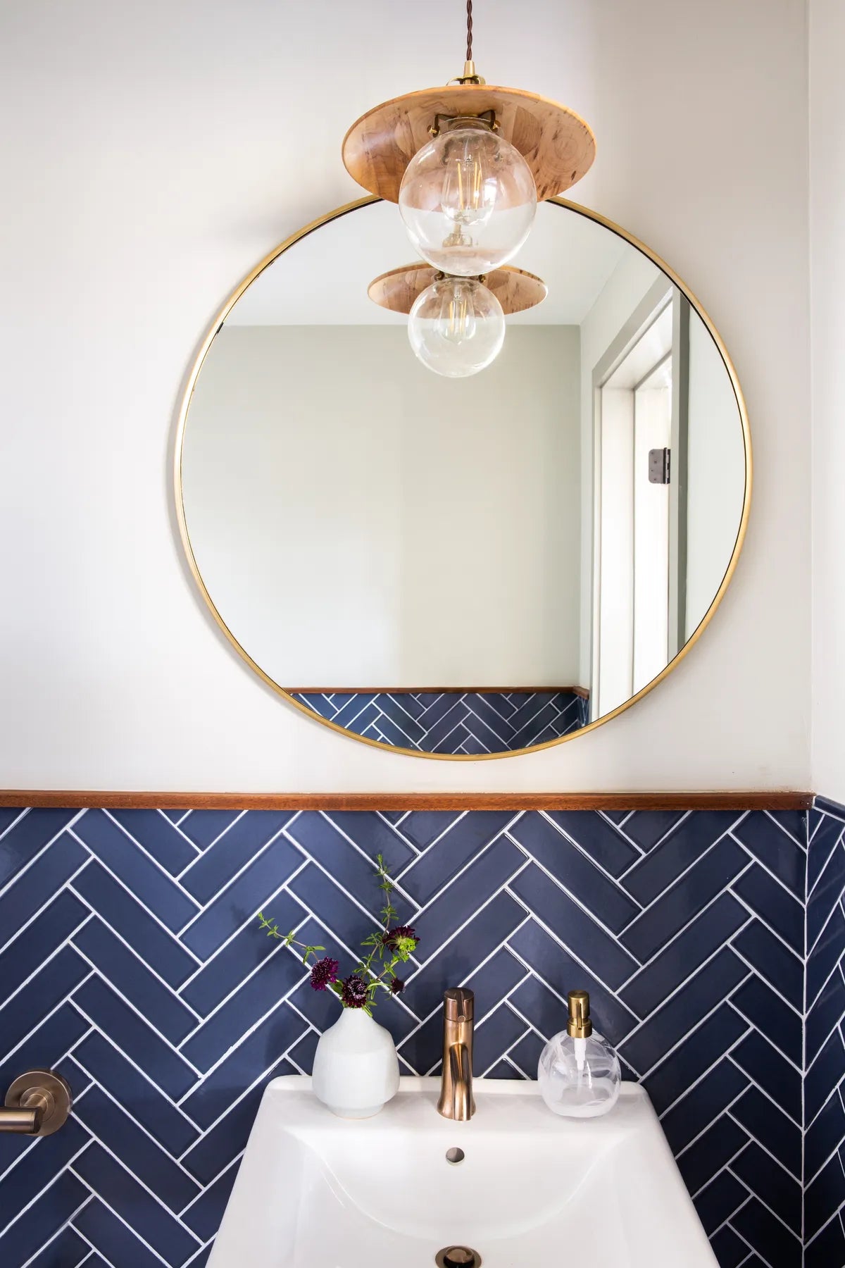 2019 Img Commercial Hi Res Rights Banner Day Design Vivian Johnson Photo Hoopes Winery Bathroom Walls Slate Blue Herringbone 2X8 Bullnose Trim Fc293425 1