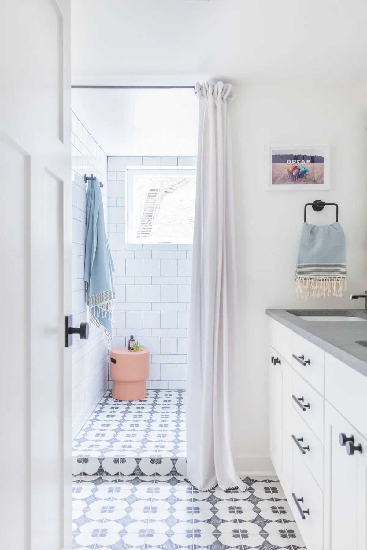 2019 img hi res rights influencer photo gray malin design kate lester interiors bathroom walls shower tile 4x4 daisy 3x6 white wash offset straight set FC272050