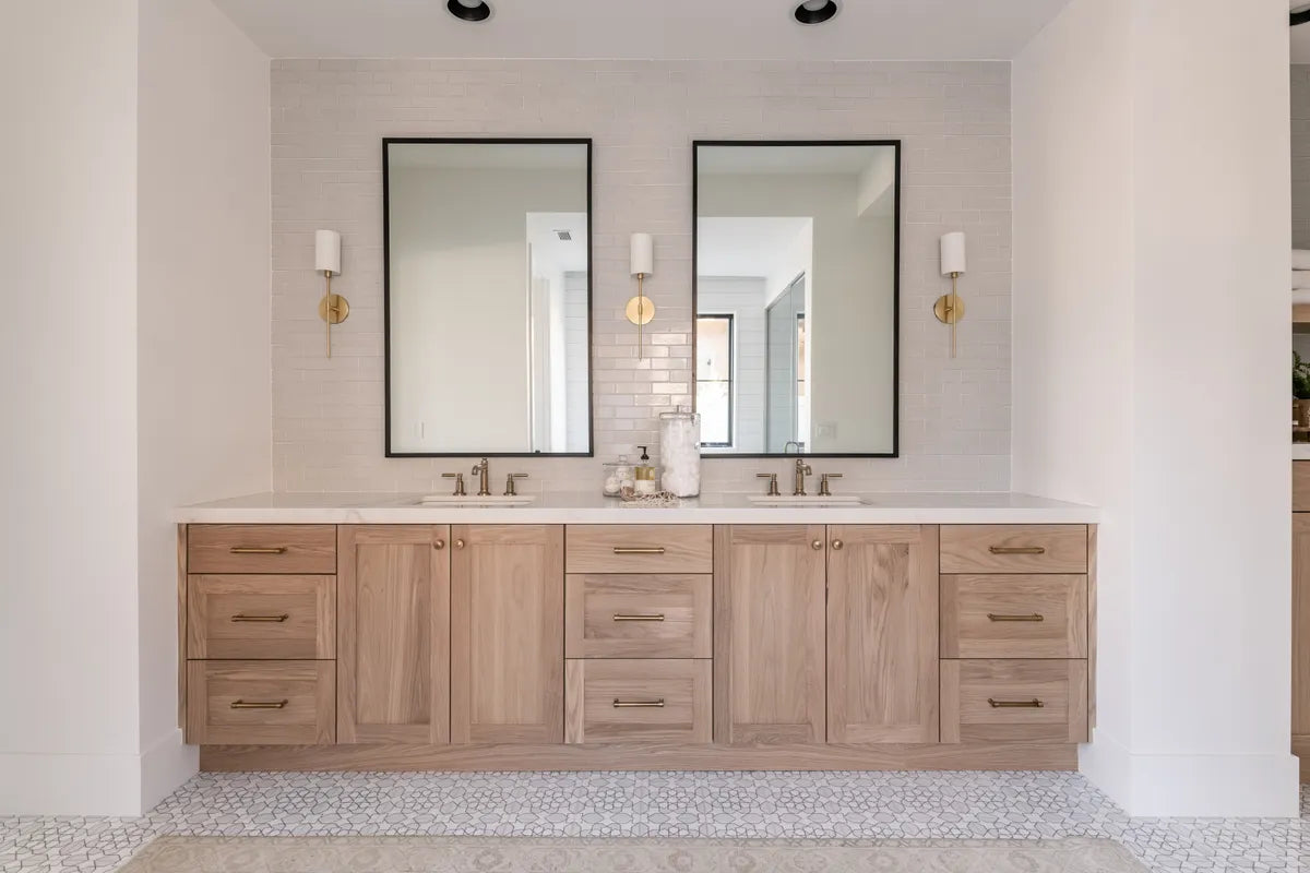 2020 Q2 Hi Res Full Rights Residential Influencer Becki Owens Photog Rebekah Westover Bathroom Walls Tile Foundations 2X6 Offset French Linen Floor Handpainted Moroccan Sintra Neutral Motif Vanity Full  Fc331310 Fc331293