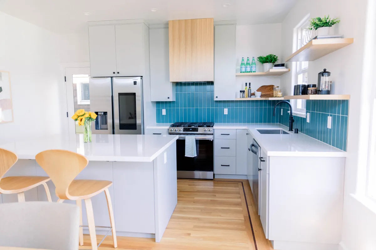 2022 IMG hi res INFLUENCER rights design joy street design kitchen backsplash 3x12 Magpie matte Quick ship verticle set FC453758 8