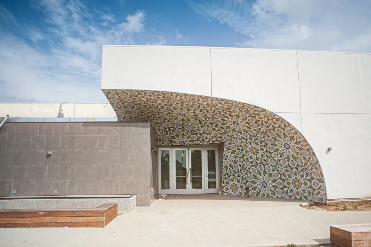2022 img hi res commercial Design LOC Architects photo city of knowledge islamic school mosaic 2x2 lemon cream mustard seed aegean sea lake tahoe evergreen frost alpaca FC 411204 6