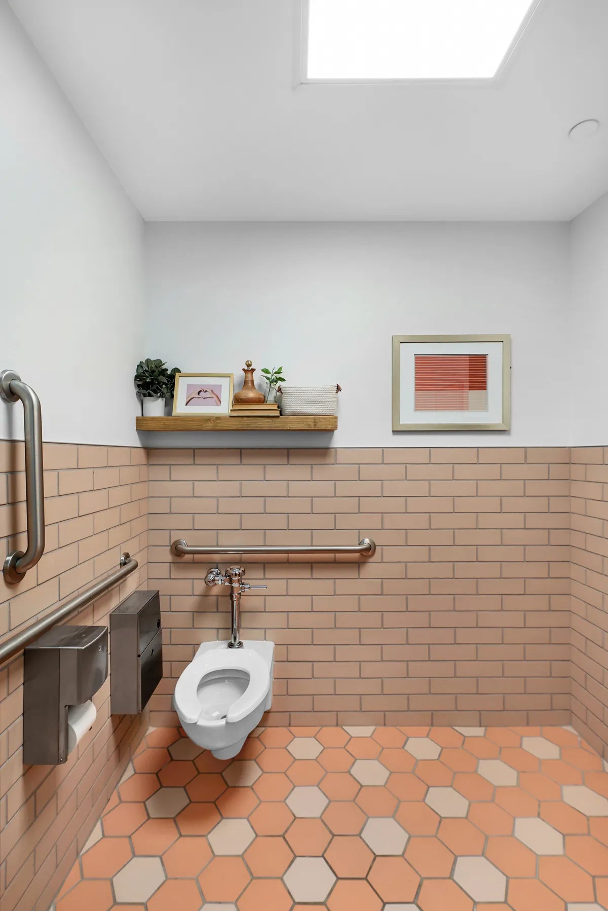 2023 img hi res donation Design A Green haus image Stylish Detroit school bathroom wainscot offset 3x9 tumbleweed 622 hexagon tumbleweed sorbet floor FC492557 fc 5290382 1