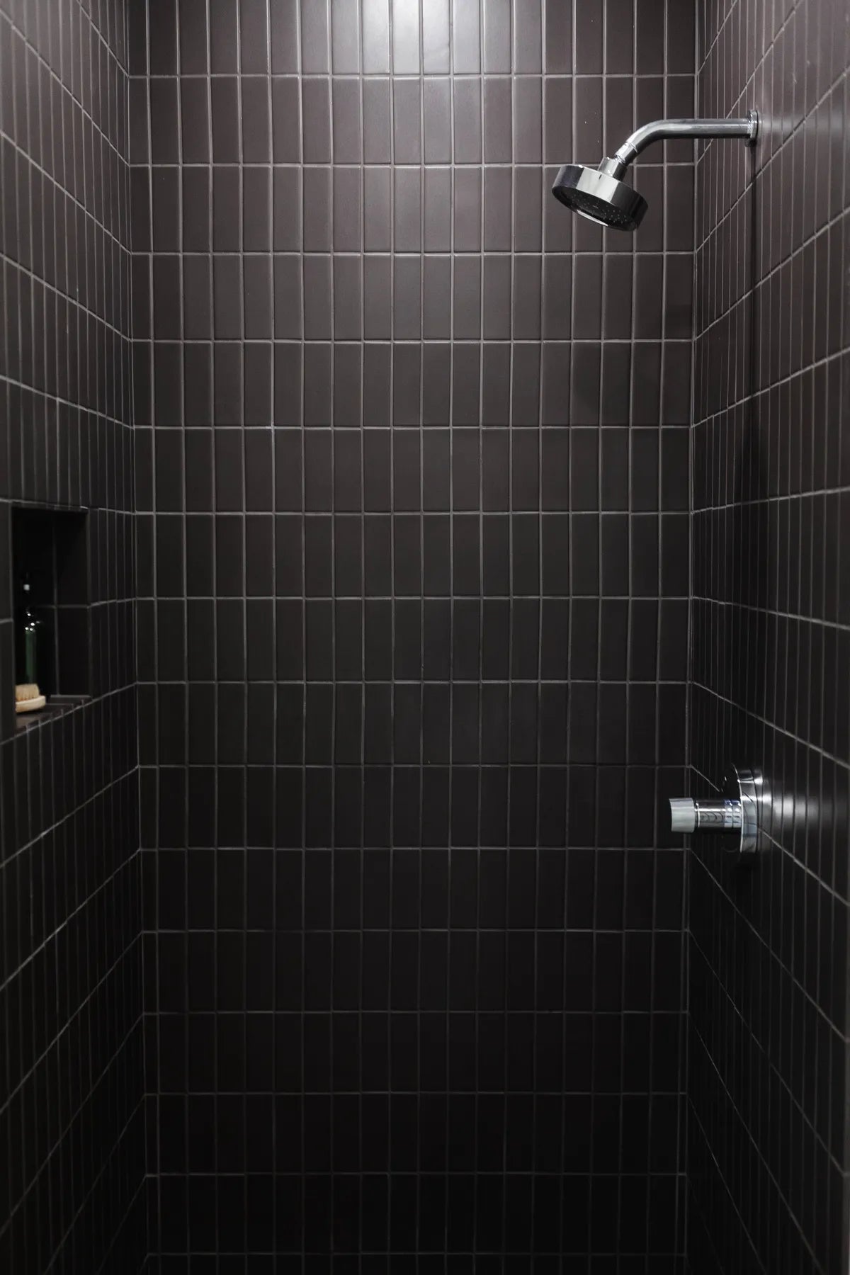 Modern black shower tile 4