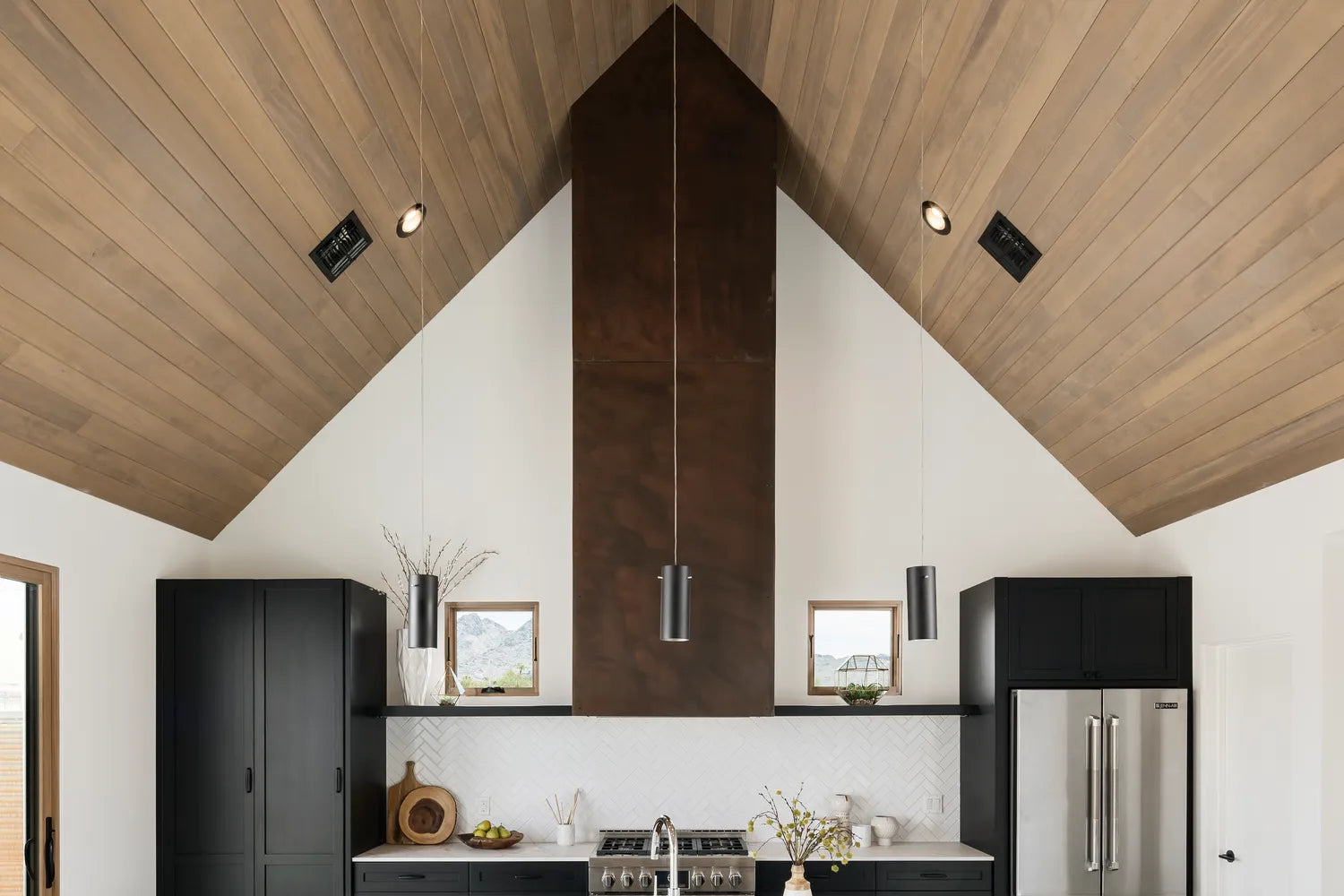 2017  Q3 Image Residential  The Ranch Mine Photography  Roehner  Ryan Kitchen Baksplash Tile Foundations 2X6 Herringbone White Wash Full