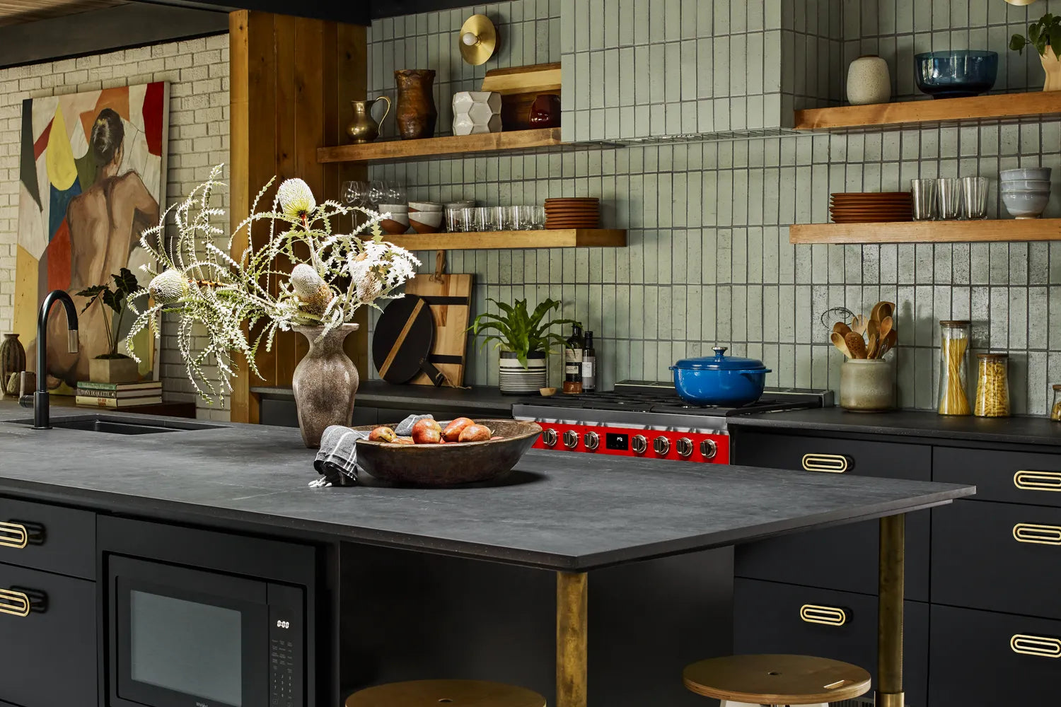 2020 Q2 Hi Res Full Rights Residential Influencer Jessica Davis Nest Studio Collective Kitchen Brick Straight Set San Gabriel Full  Fc265017