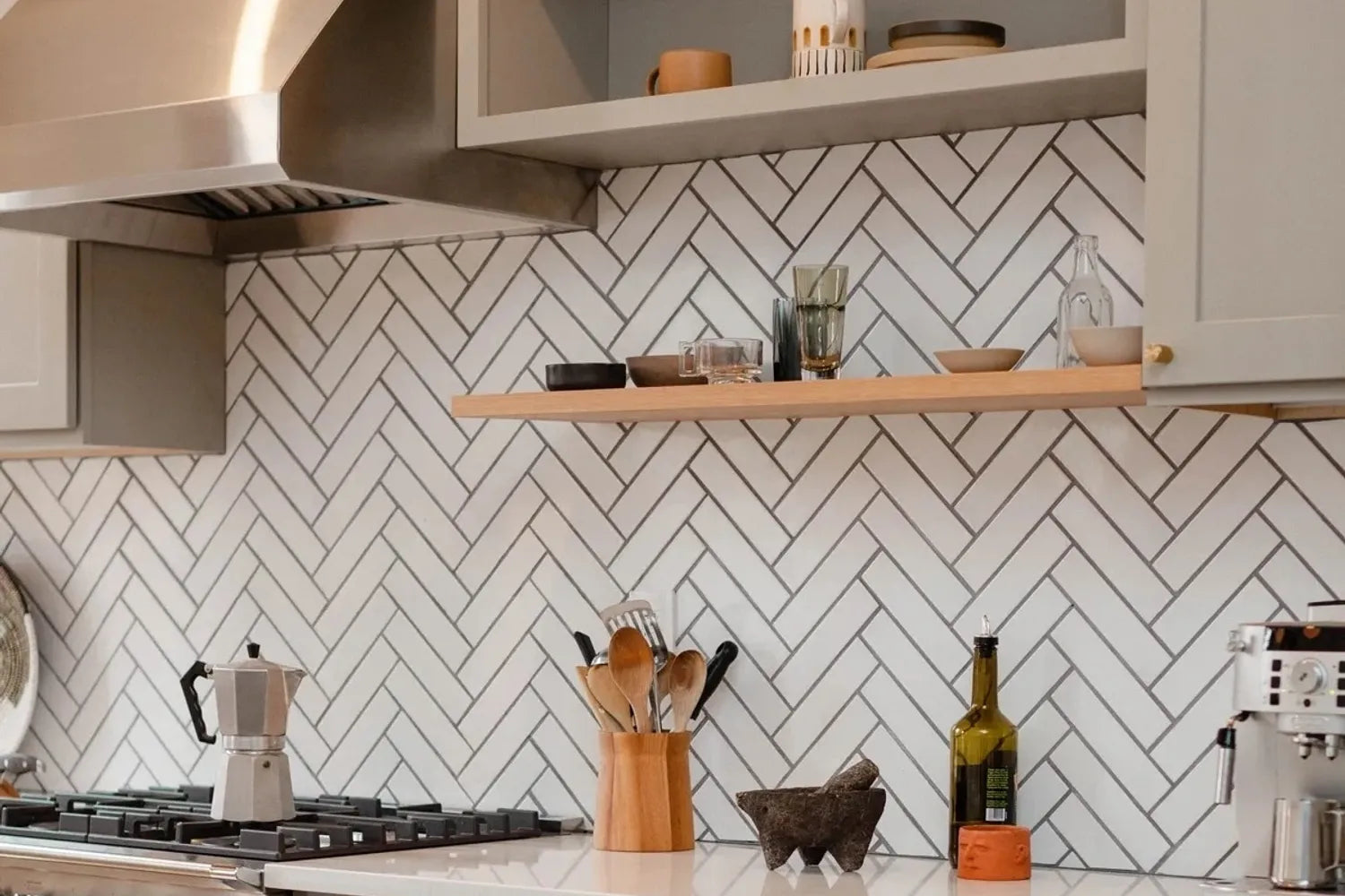 Design Trends 7 Herringbone Backsplash Ideas