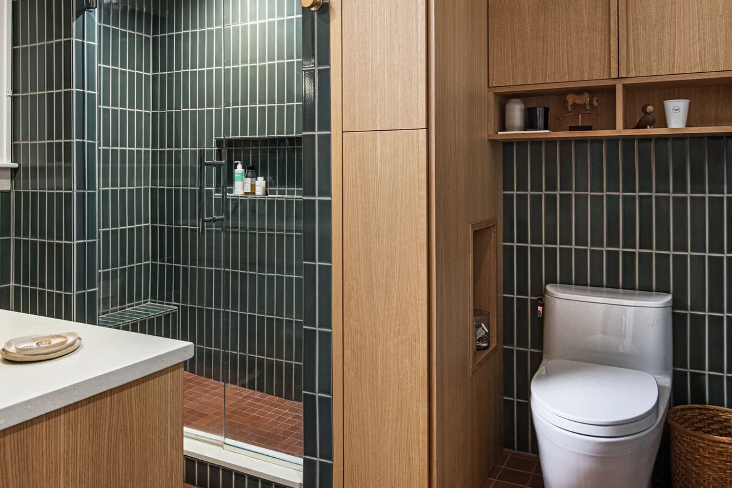 Custom tile shower tempest modern