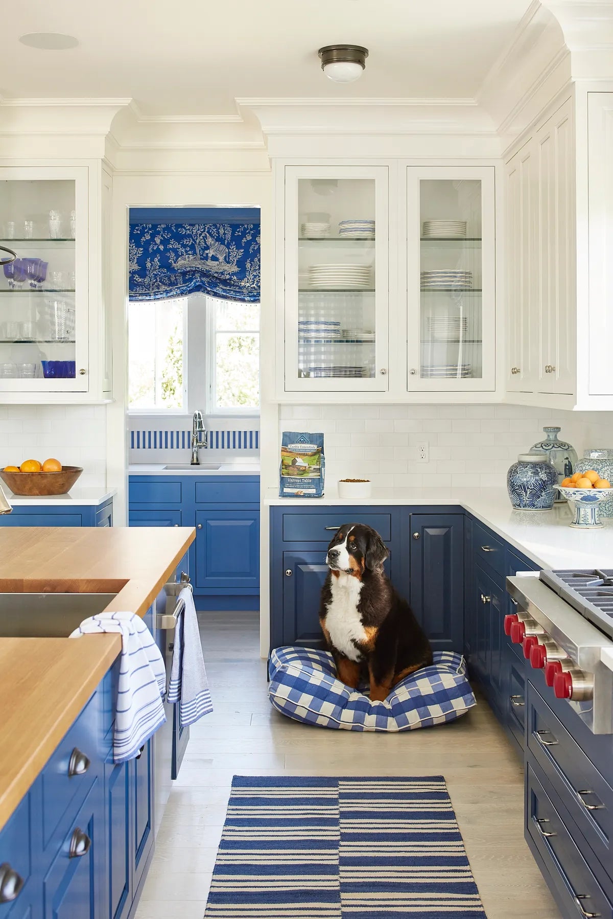 2017 Q3 Image Hi Res Coastal Living Showhouse Mark D Sikes Kitchen Backsplash Tile 3X6 Offset White Wash With Dog