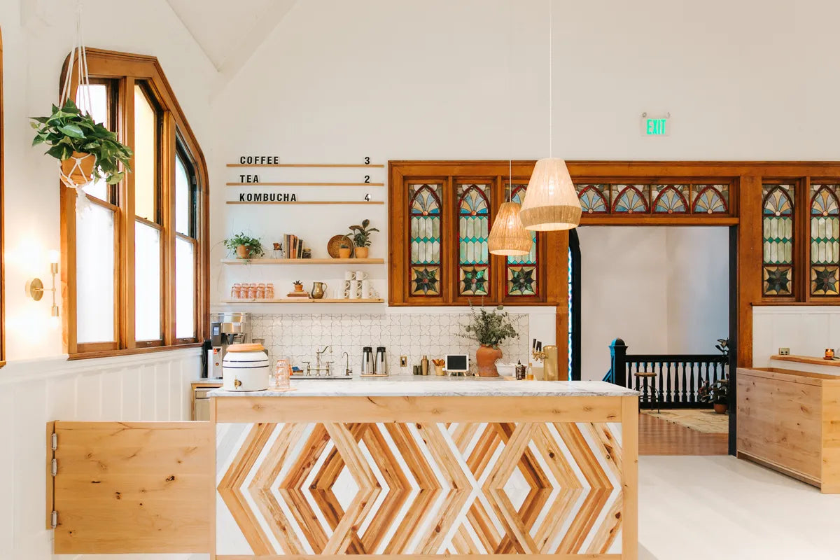 2018 Q1 Image Commercial Influencer Joshua Tree House Assembly Photograher Margaret Austin Gym Office Backsplash Bar Tile Mini Star Cross Tusk Full