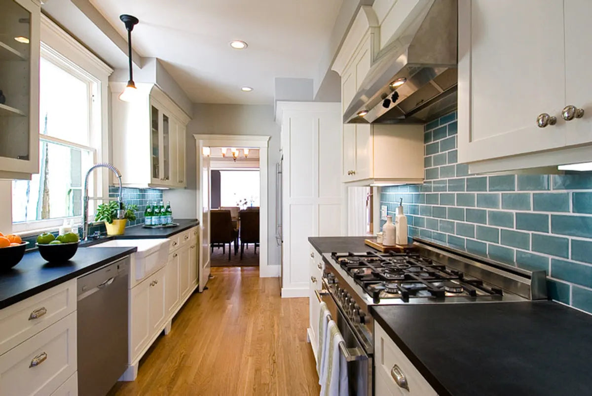 3X6  Caribbean  Josh Mogal  Kitchen  Installation  Offset  Specialty  Recycled Body  Residential  Tile 2