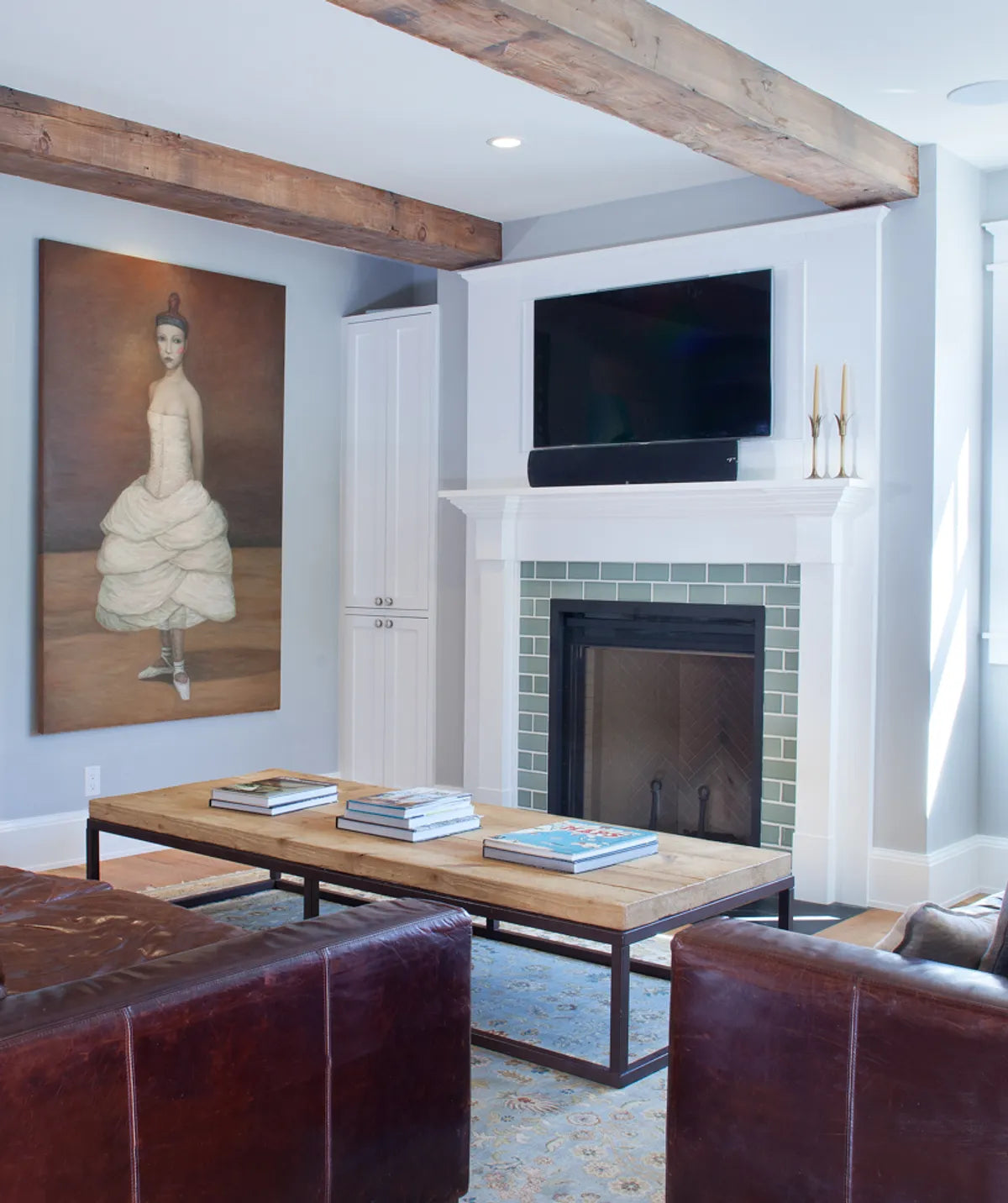 3X6  Fireplace  Freestyle Architects Of Crested Butte  Offset  Specialty  Residential  Rosemary  Tile