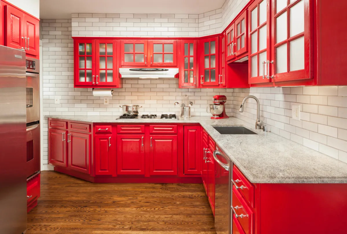 Brick  Cotton  Kitchen  Installation  Malcolm Fearon Malcolm Fearon Photography  All Rights Reserved  Residential  Snow  Warm Neutrals
