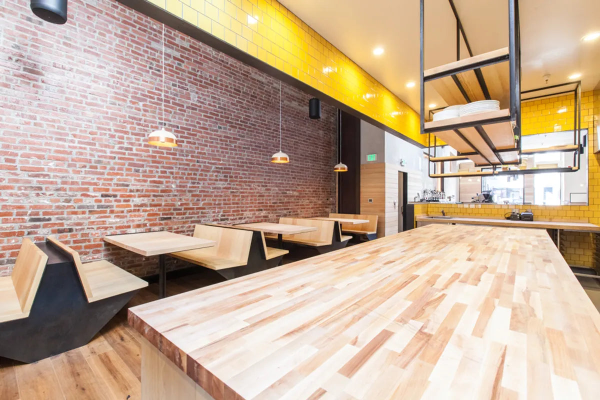 Bright  Yellow   Commercial   Custom   Liholiho  Yacht  Club   Offset   Patricia  Chang  Photography   Resturant   Tile 2