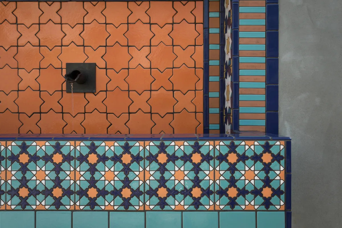 Coral  Elephant Star  Exterior  Fountain  Isfahan  Lapis  Mini Star  Cross  Tile  Turquoise 8