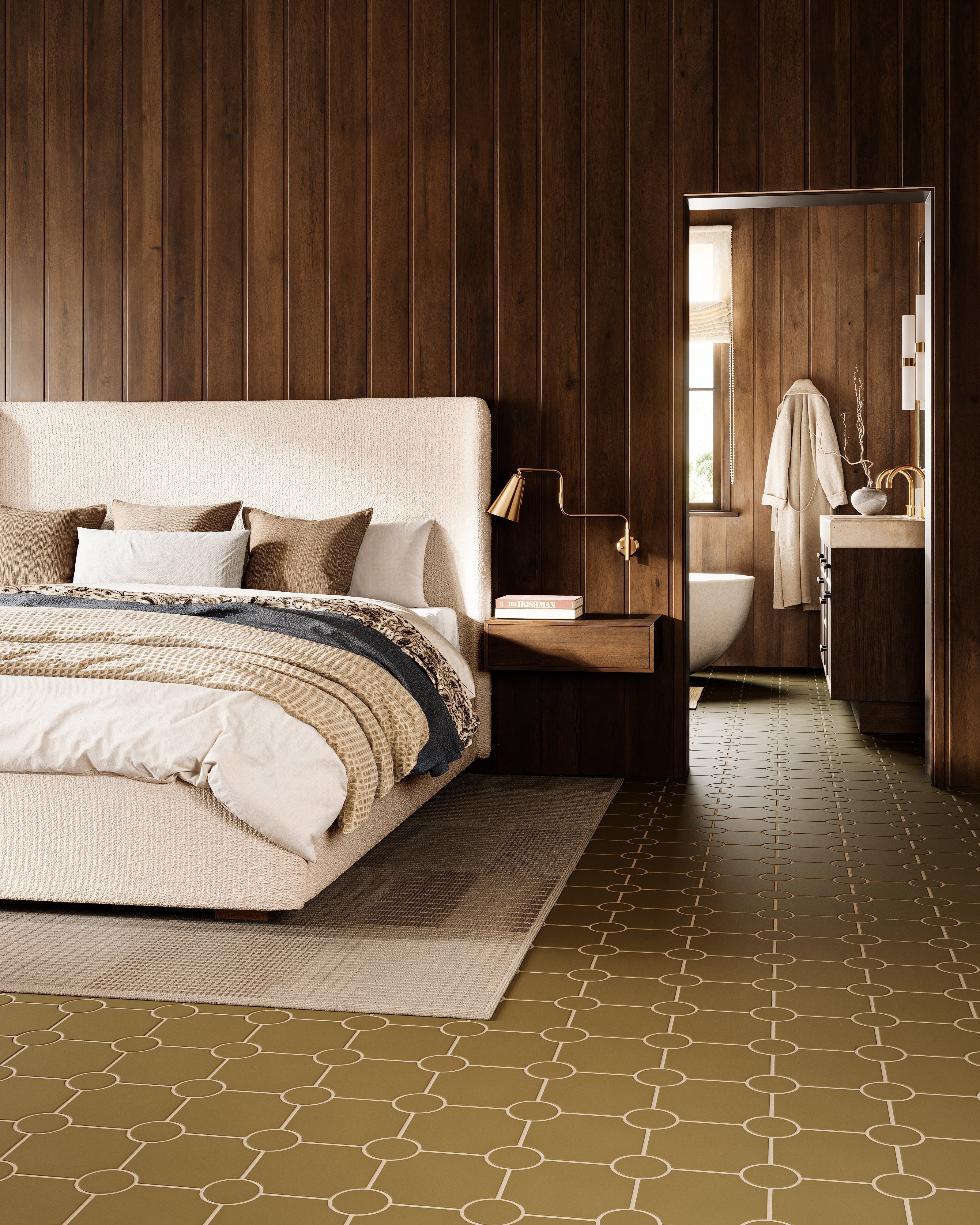 Retro-Inspired Chaparral Portico Bedroom