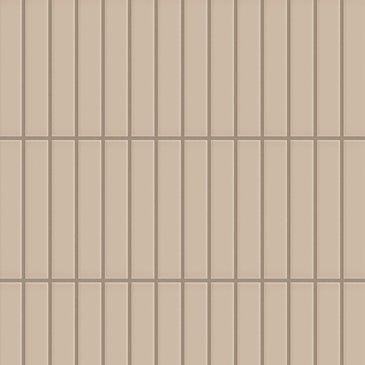 1x6 Straight Set Sheeted Original Ceramic Mosaic Tile in Sweet Pea Matte