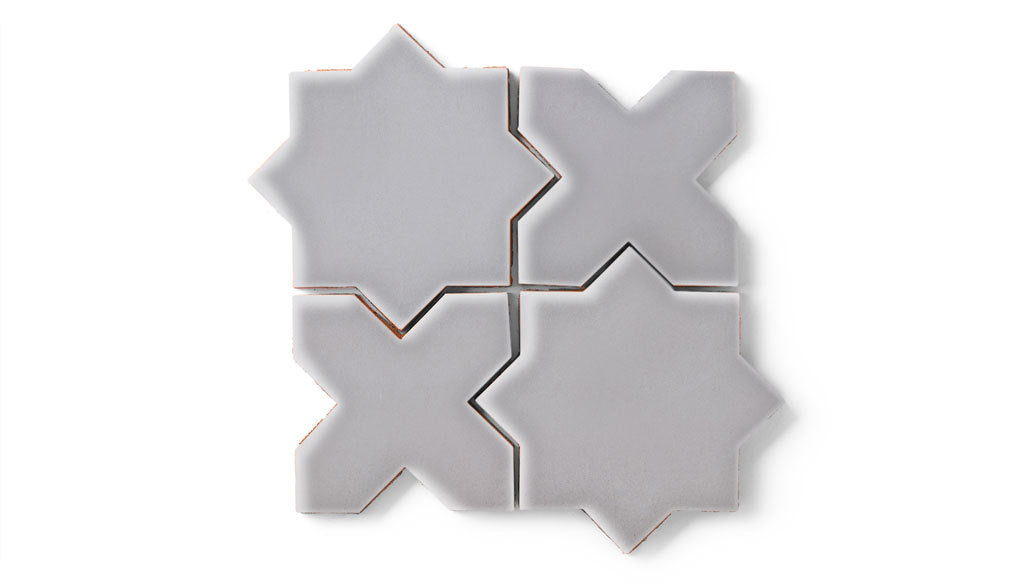 Star & Cross Original Ceramic Tile in Dust Storm Gloss