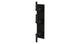 Flatiron Three Handle Wall Mount Shower Trim with Linear Lever Handles in Matte Black