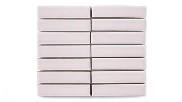1x4 Straight Set Sheeted Original Ceramic Mosaic Tile in Evening Glow Gloss