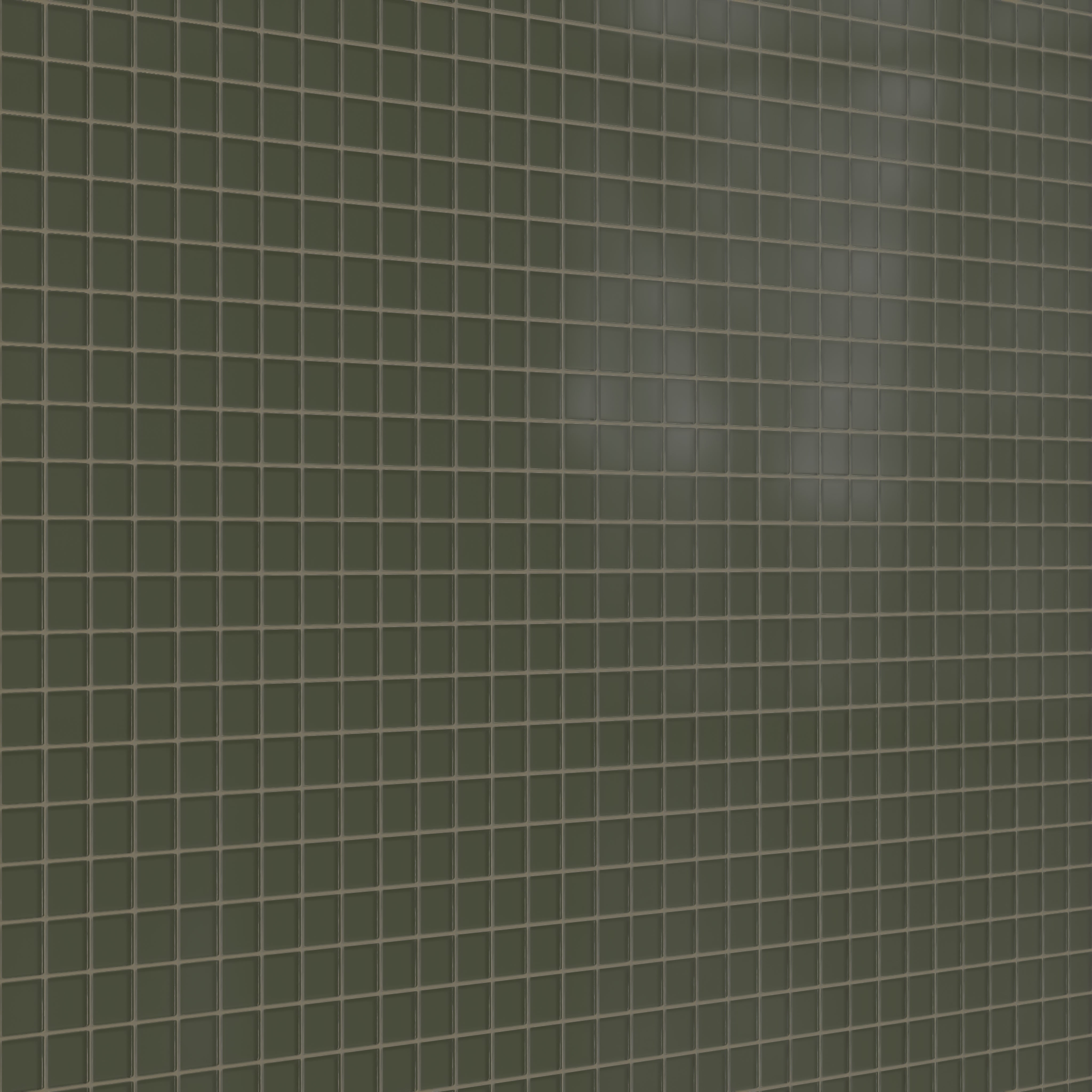 2x2 Straight Set Sheeted Glass Mosaic Tile in Roadrunner Matte