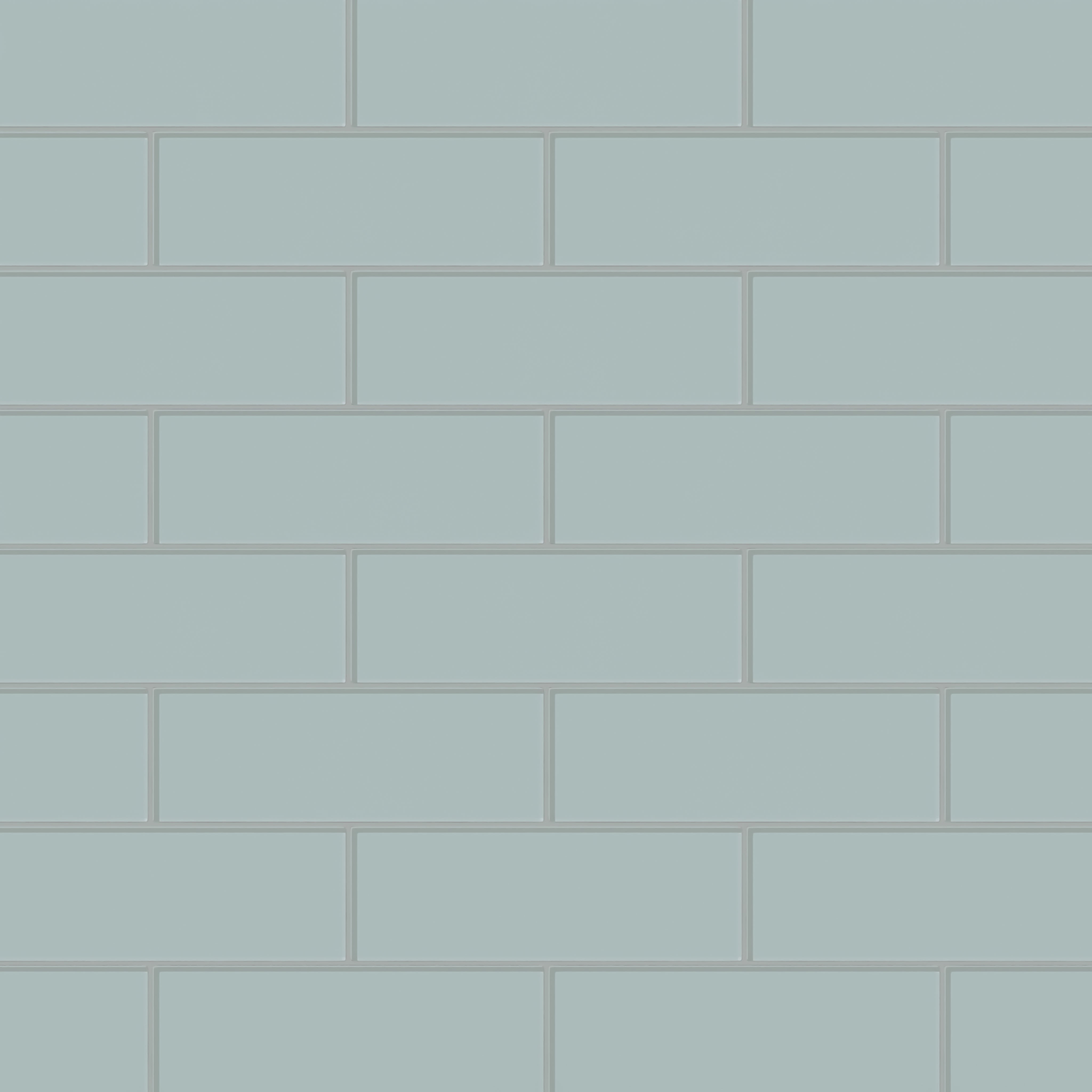 4x12 Glass Tile in Great Blue Heron Gloss
