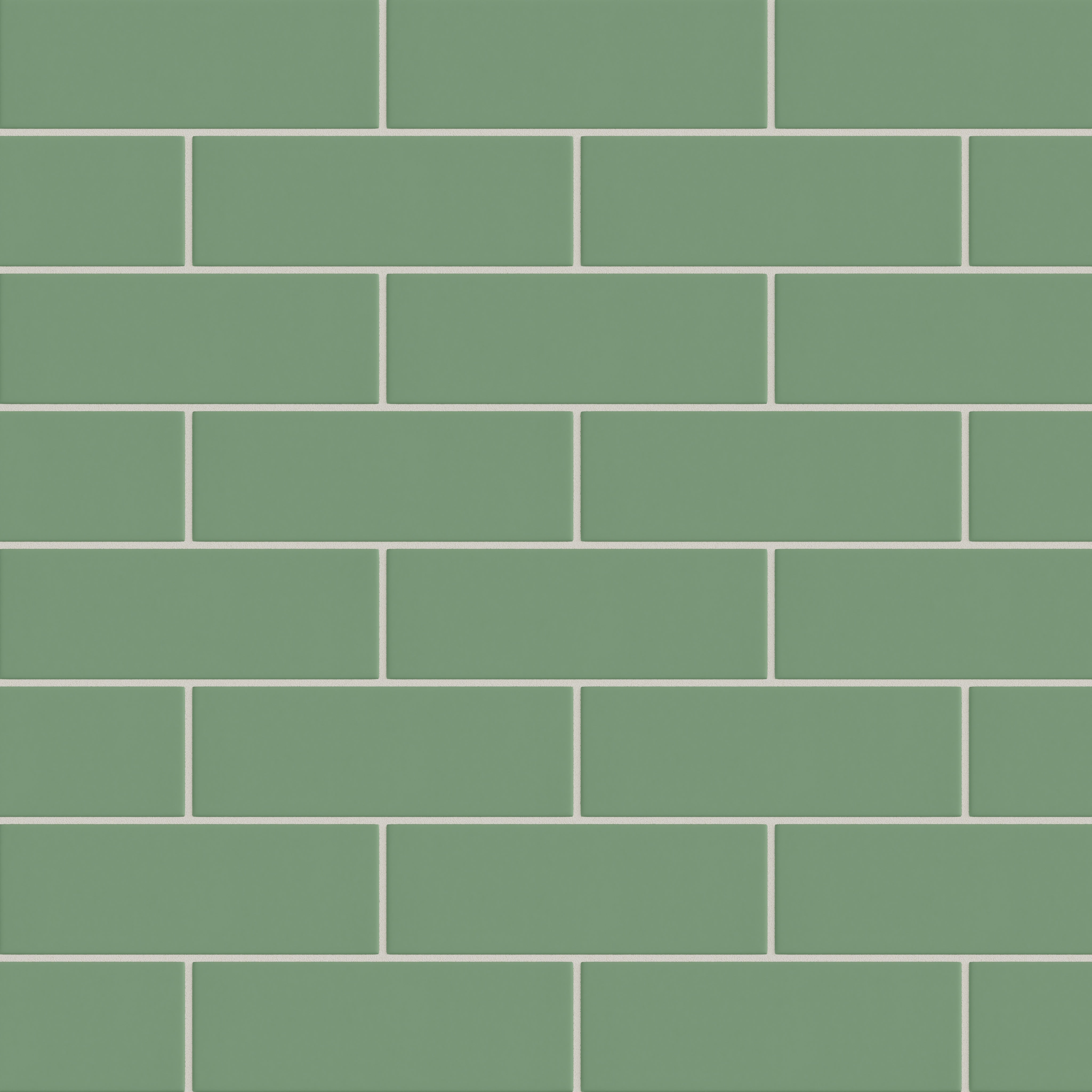 Sea Green 3x9 Matte Original Ceramic Tile - Fireclay Tile