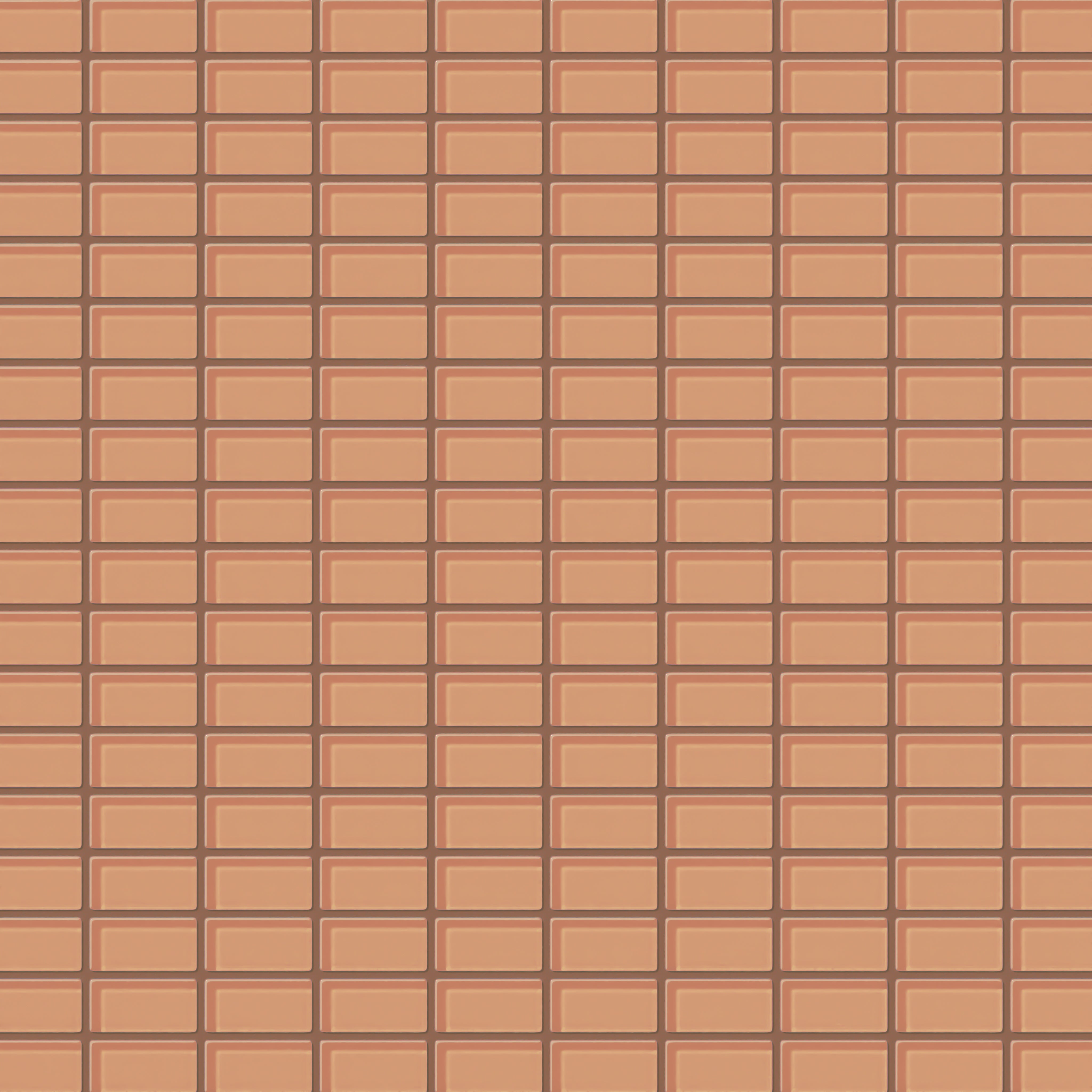 1x2 Straight Set Sheeted Glass Mosaic Tile in Carolina Wren Gloss