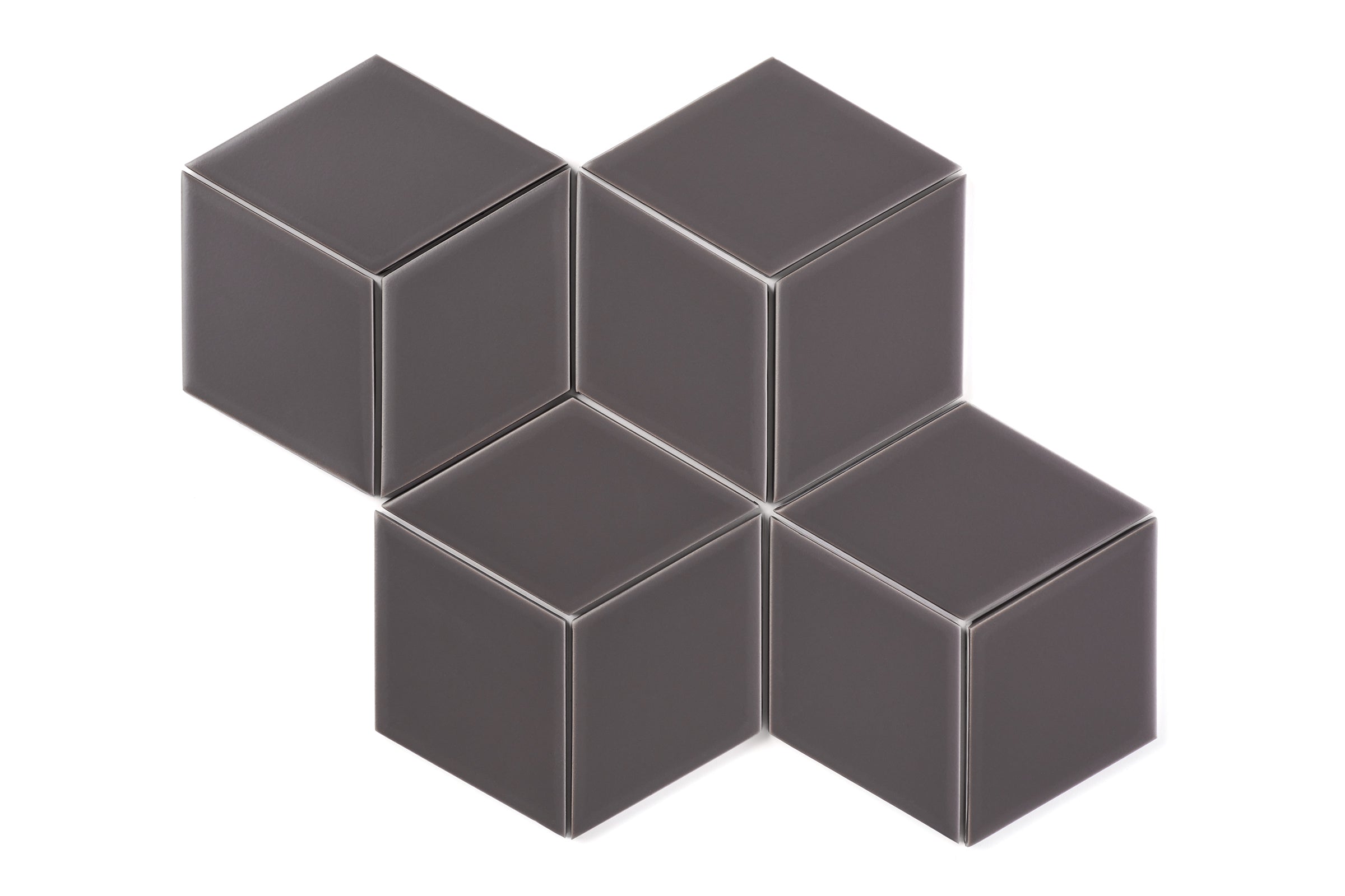 Large Diamond Original Ceramic Tile in Kalamata Matte