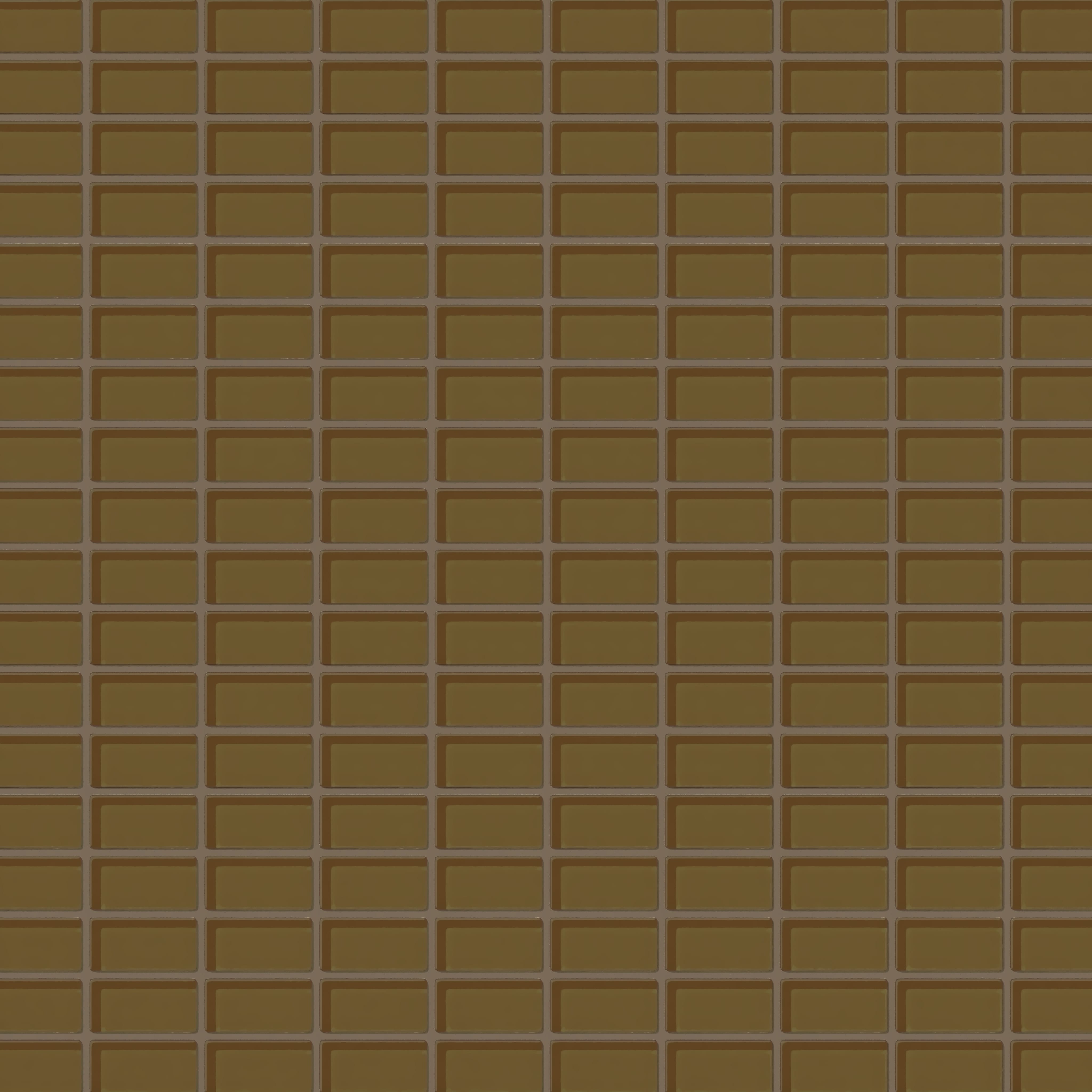 1x2 Straight Set Sheeted Glass Mosaic Tile in Merlin Gloss