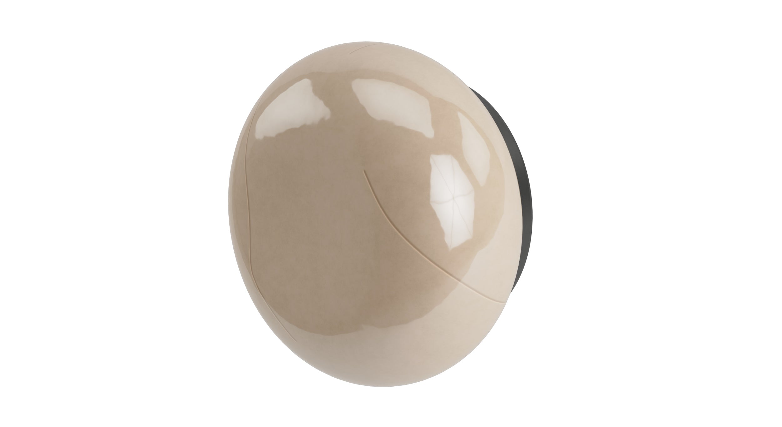 Foundry One Handle Wall Mount Diverter/Volume Control Shower Trim with Pebble Ceramic Knob Handle in Oil Rubbed Bronze