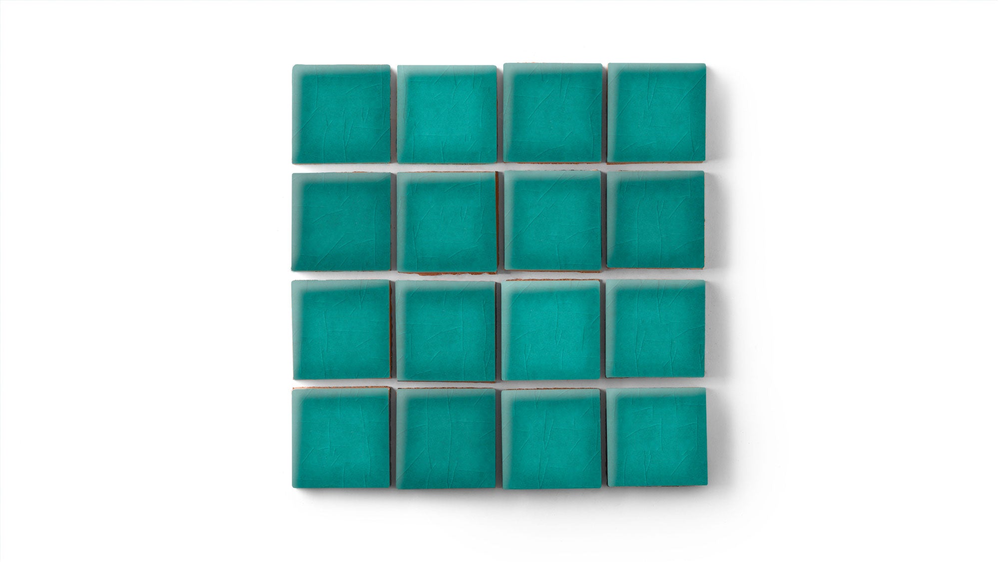 2x2 Straight Set Sheeted Original Ceramic Mosaic Tile in Bora Bora Gloss