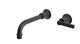 Emerson One Handle Wall Mount 8.25" Lavatory Faucet with Classic Lever Handle in Oil Rubbed Bronze