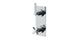Flatiron Two Handle Wall Mount Shower Trim with Linear Cross/Linear Lever Handles in Polished Chrome