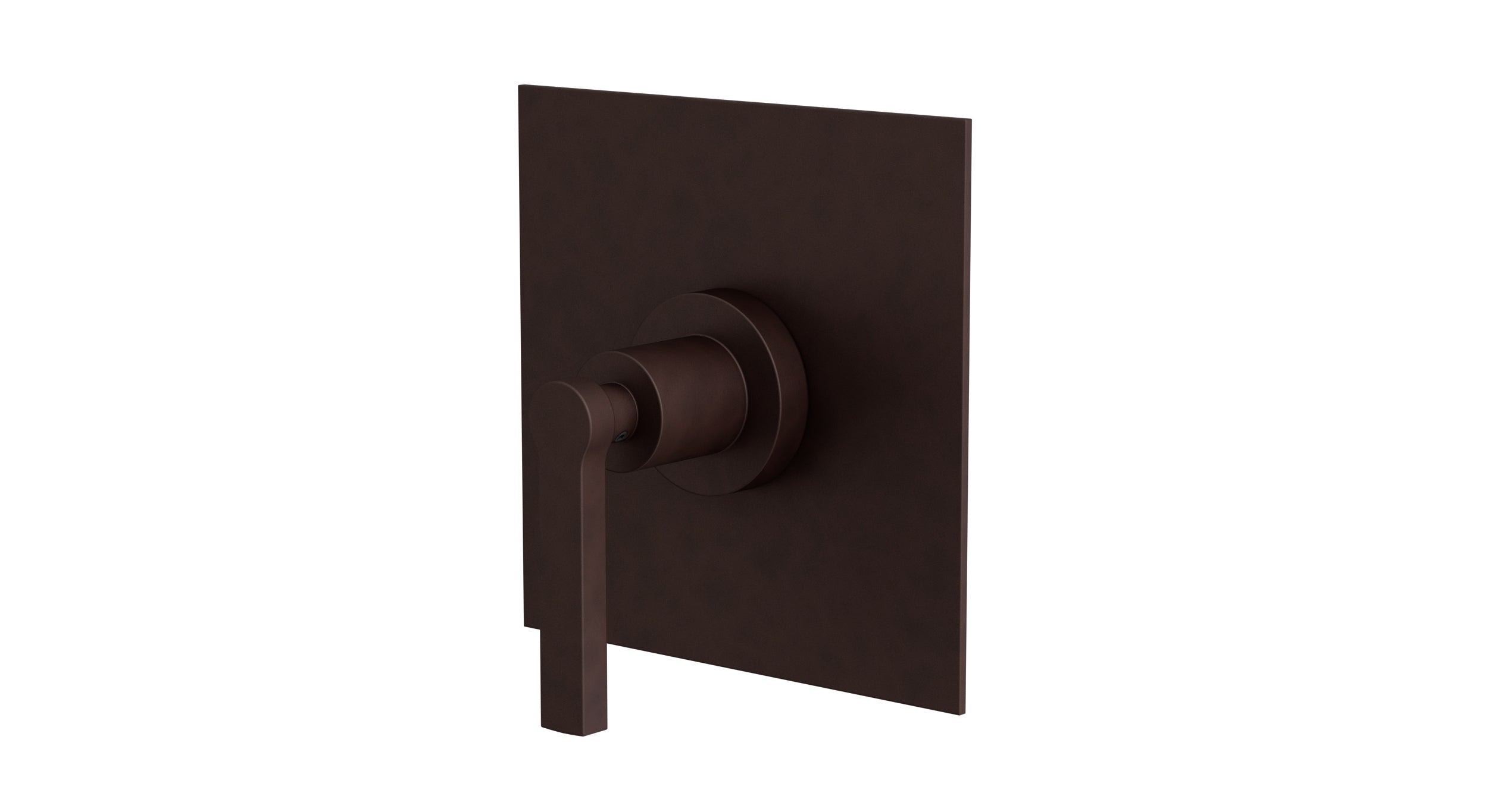 Flatiron One Handle Wall Mount Shower Trim with Linear Lever Handle in Architectural Copper