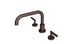 Contour Two Handle Deck Mount Squaretop Bath Trim with Soft Lever Handles in Architectural Copper