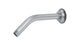 Emerson 45-Degree 8" Shower Arm with Flange in Satin Chrome