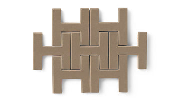 Chaine Homme Original Ceramic Tile in Sandstone Matte