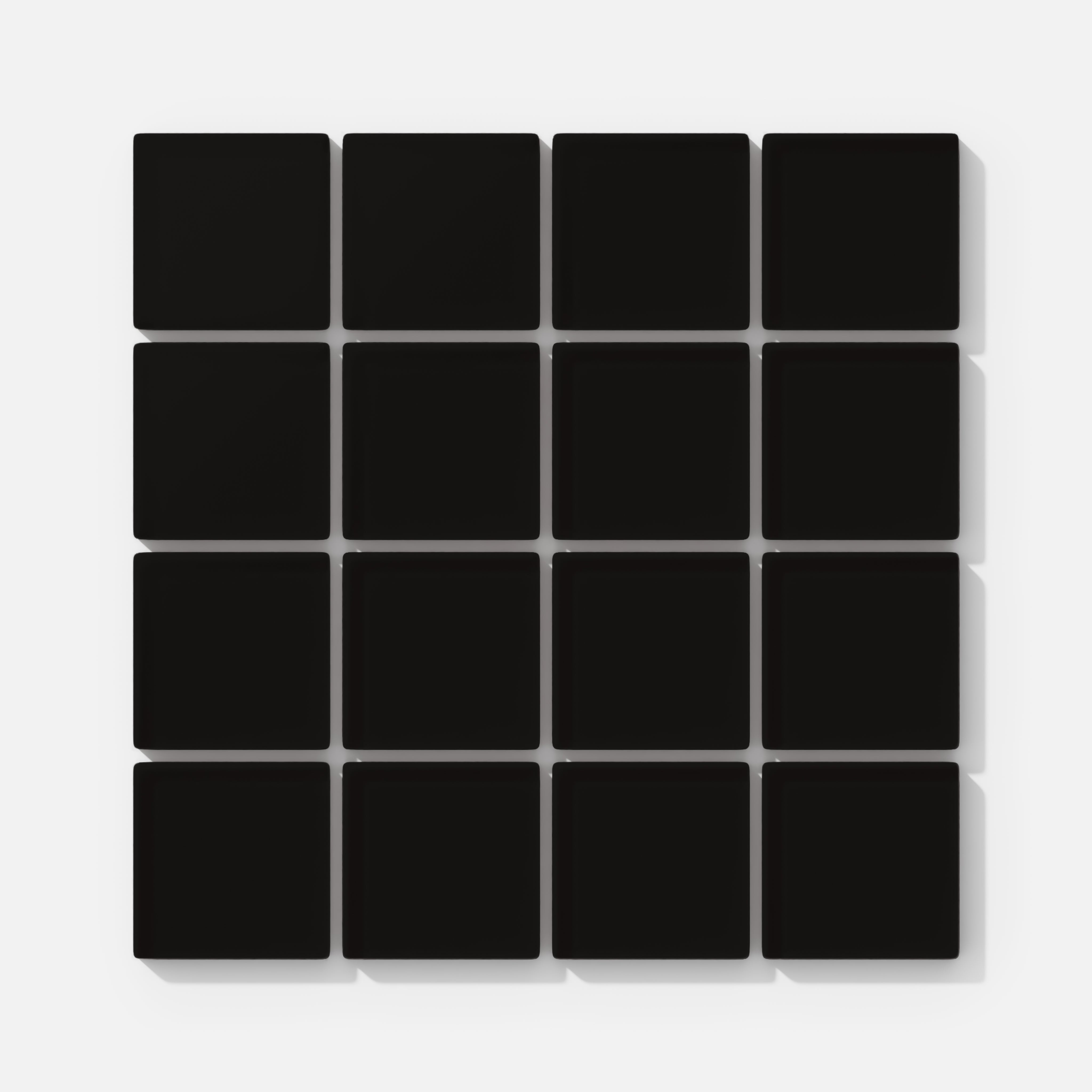 2x2 Straight Set Sheeted Glass Mosaic Tile in Condor Matte