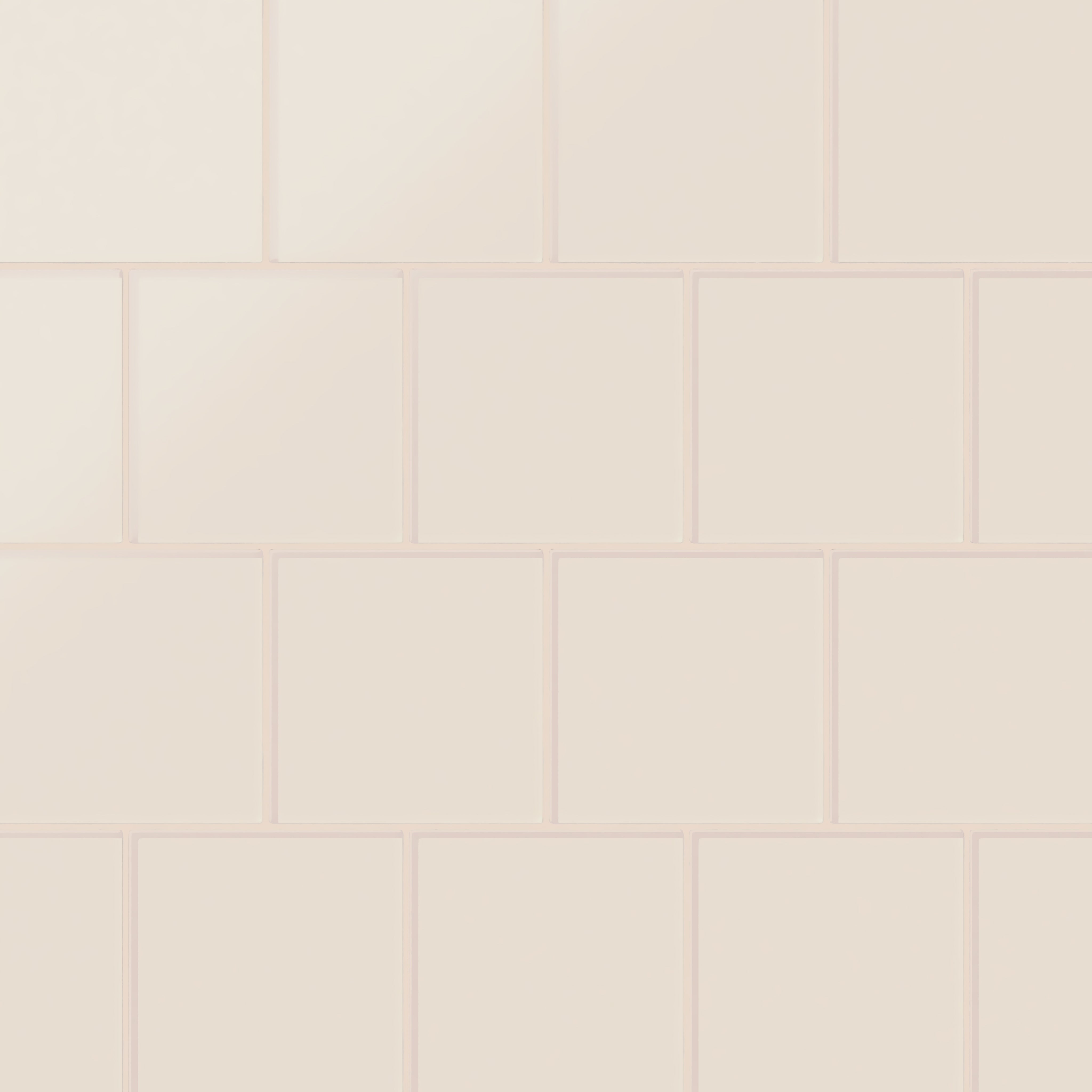 6x6 Glass Tile in Sandpiper Matte