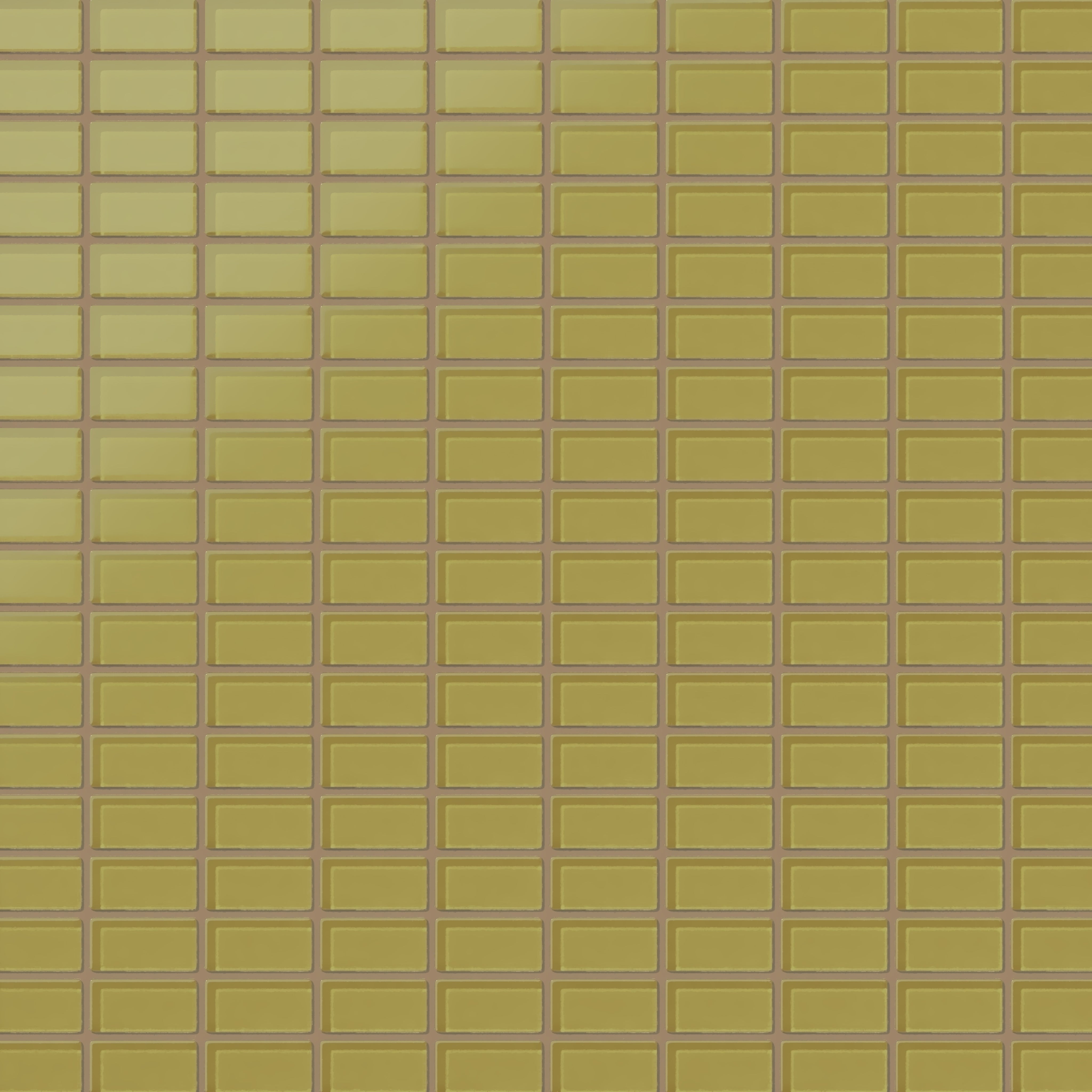 1x2 Straight Set Sheeted Glass Mosaic Tile in Pine Siskin Matte