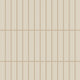 1x6 Straight Set Sheeted Original Ceramic Mosaic Tile in Ivory Matte