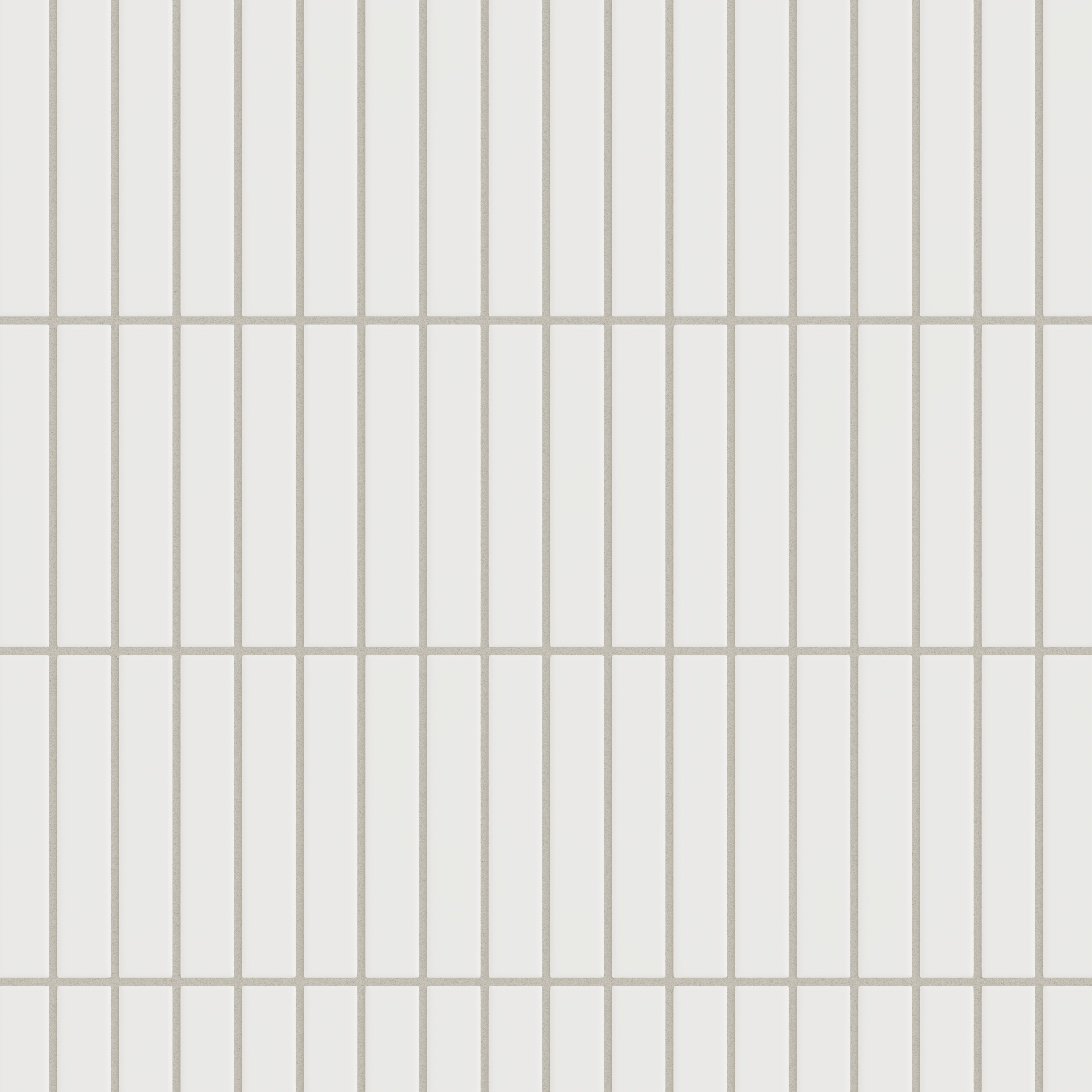 1x6 Straight Set Sheeted Original Ceramic Mosaic Tile in Frost Matte