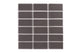 2x4 Straight Set Sheeted Original Ceramic Mosaic Tile in Kalamata Gloss