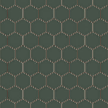 4" Hexagon Original Ceramic Tile in Tempest Matte