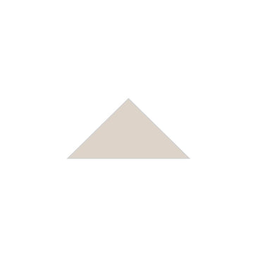 4" Triangle Original Ceramic Tile in Sand Dune Matte