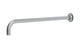 Emerson 90-Degree 16" Shower Arm with Flange in Satin Chrome